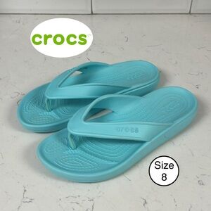Crocs Classic II Flip Flop - Ice Blue - Size 8 Unisex